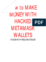 Make Money With Hacked Metamask Wallets