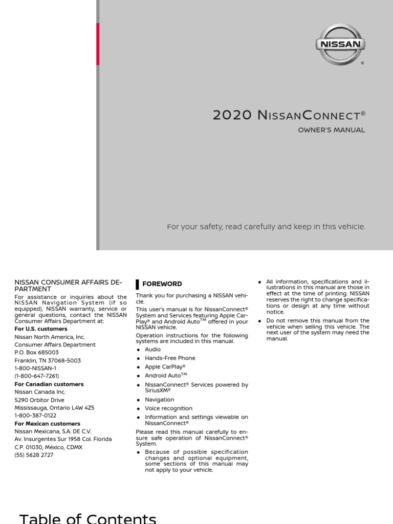 NISSAN QASHQAI N CONNECTA 2019 MANUAL PDF visual data 6