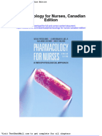 Pharmacology For Nurses Canadian Edition