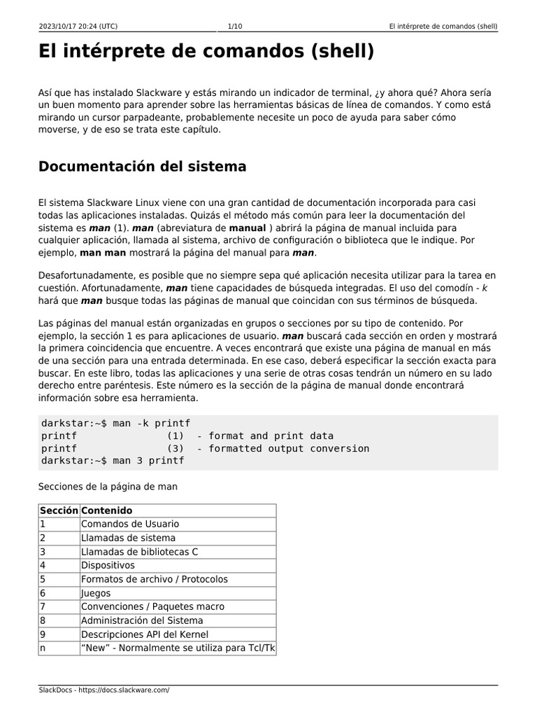 El Interprete de Comandos Shell | PDF | Archivo de computadora | Zip ...