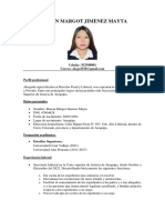 Sharon Jimenez Mayta CV