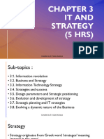 CH 3 IT and Strategy