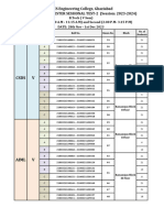 Master Seating - III Year (ST2)