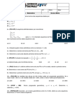 Lista de Exercícios PA e PG 2 Anos