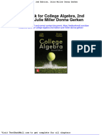 Test Bank For College Algebra 2nd Edition Julie Miller Donna Gerken