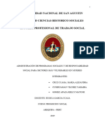 Monografia - Administración de Programas Sociales y de Responsabilidad Social para Sectores Más Vulnerables en Mujeres