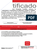 Certificado NR 01 - Modelo Base