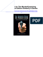 Test Bank For The Murder Book Examining Homicide 1st Edition Kimberly A Davies