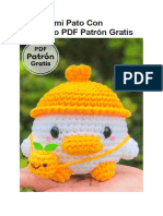 Amigurumi Pato Con Sombrero PDF Patron Gratis