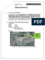 Memoria Descriptiva Telecomunicaciones