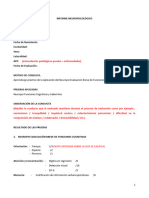 MODELO INFOME NEUROPSICOLÓGICO (NEUROPSI y LABERINTOS)