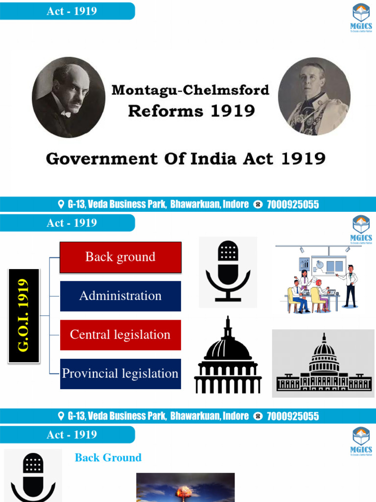 Government of India Act 1919 | PDF