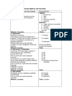 Miniexamen Del Estado Mental de Folstein