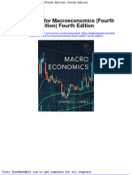 Test Bank For Macroeconomics Fourth Edition Fourth Edition