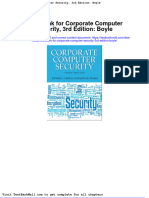Test Bank For Corporate Computer Security 3rd Edition Boyle
