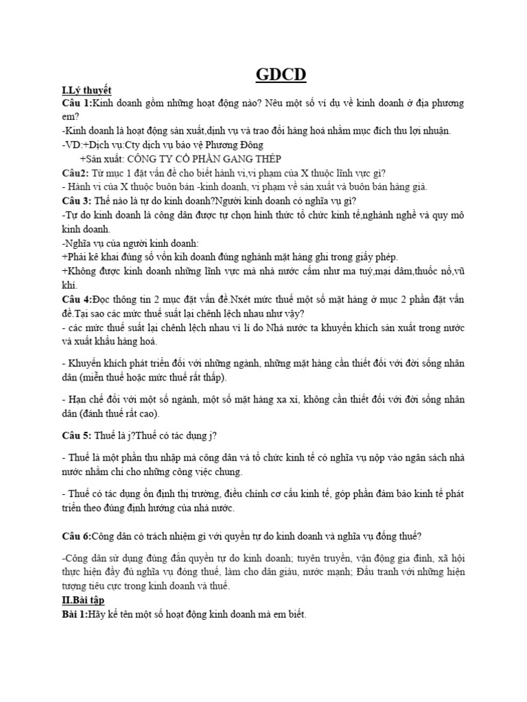 GDCD | PDF