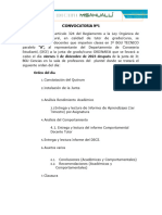 Convocatoria N°1