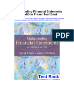 Understanding Financial Statements 11th Edition Fraser Test Bank