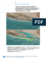 Peopuesta de Estudios y Diseños de Estruturas de para Encauzamiento de Arroyo Popoya y Tramite Ante Dimar