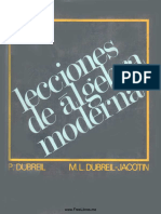 Lecciones de Algebra Moderna P Dubreil PDF Compress