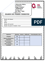 Examen 3 y 4 Primer Trimestre 2023-2024