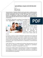 Articulo Escrito para Revista Argentina Dificultades de Aprendizaje