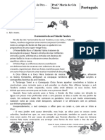 Ficha de Observação Direta - O Aniversário Da Avó Teodora