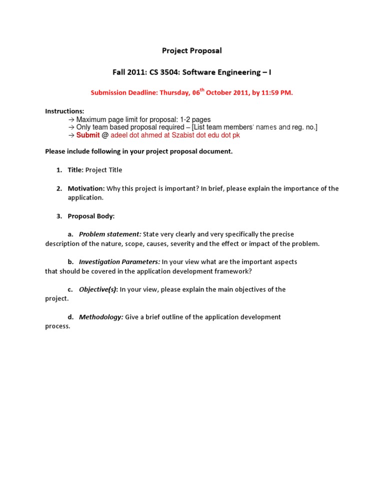 1 Project Proposal | PDF