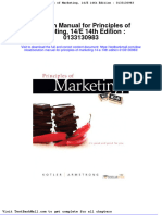 Solution Manual For Principles of Marketing 14 e 14th Edition 0133130983