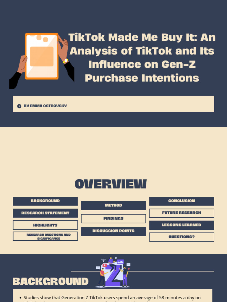 Gen Z and Millennial Purchasing Power on TikTok