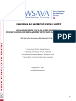 WSAVA Vaccination Guidelines Polish