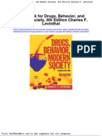 Test Bank For Drugs Behavior and Modern Society 8th Edition Charles F Levinthal