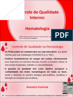 Controle de Qualidade Interno em Hematologia