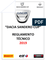 Reglamento Técnico Sandero Cup 2019