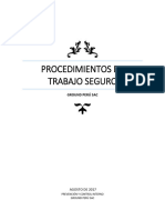 Procedimientos de Trabajo Seguro