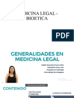 Mes 1 - Medicina Legal - Bioetica