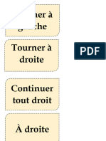 Flashcards Les Directions