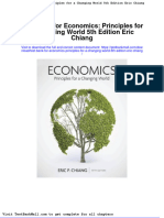 Test Bank For Economics Principles For A Changing World 5th Edition Eric Chiang