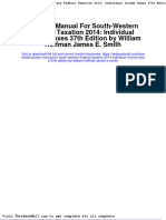 Solution Manual For South Western Federal Taxation 2014 Individual Income Taxes 37th Edition by William Hoffman James e Smith