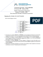 Electronique Numerique Exam+td