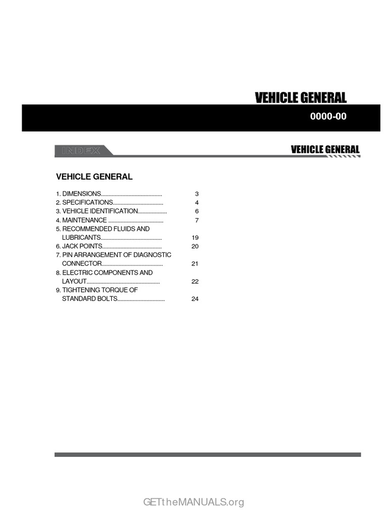 2012-2013 Ssang Yong Rexton Y290 Service Manual | PDF | Throttle |  Turbocharger