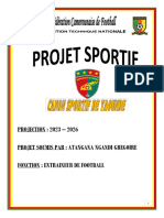 Projet Sportif Canon de Yaounde