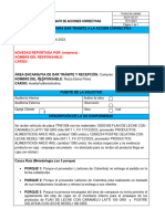 FORMATO DE ACCIONES CORRECTIVAS Cajas