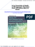 Test Bank For Essentials of Health Information Management Principles and Practices 4th Edition Mary Jo Bowie