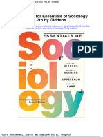 Test Bank For Essentials of Sociology 7th by Giddens