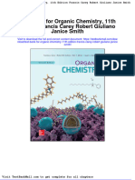 Test Bank For Organic Chemistry 11th Edition Francis Carey Robert Giuliano Janice Smith