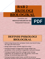 BAB 2 - Psikologi Biologikal
