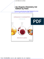 Test Bank For Organic Chemistry 3rd Edition by Klein