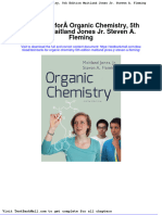 Test Bank For Organic Chemistry 5th Edition Maitland Jones JR Steven A Fleming