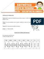 Sistema de Numeracion y Descomposicion Numerica Para Quinto de Primaria